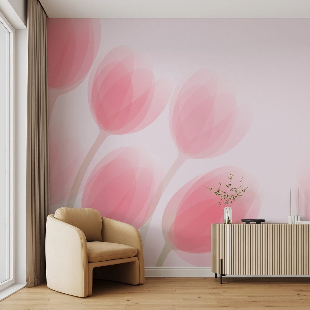 Group of pink flowers