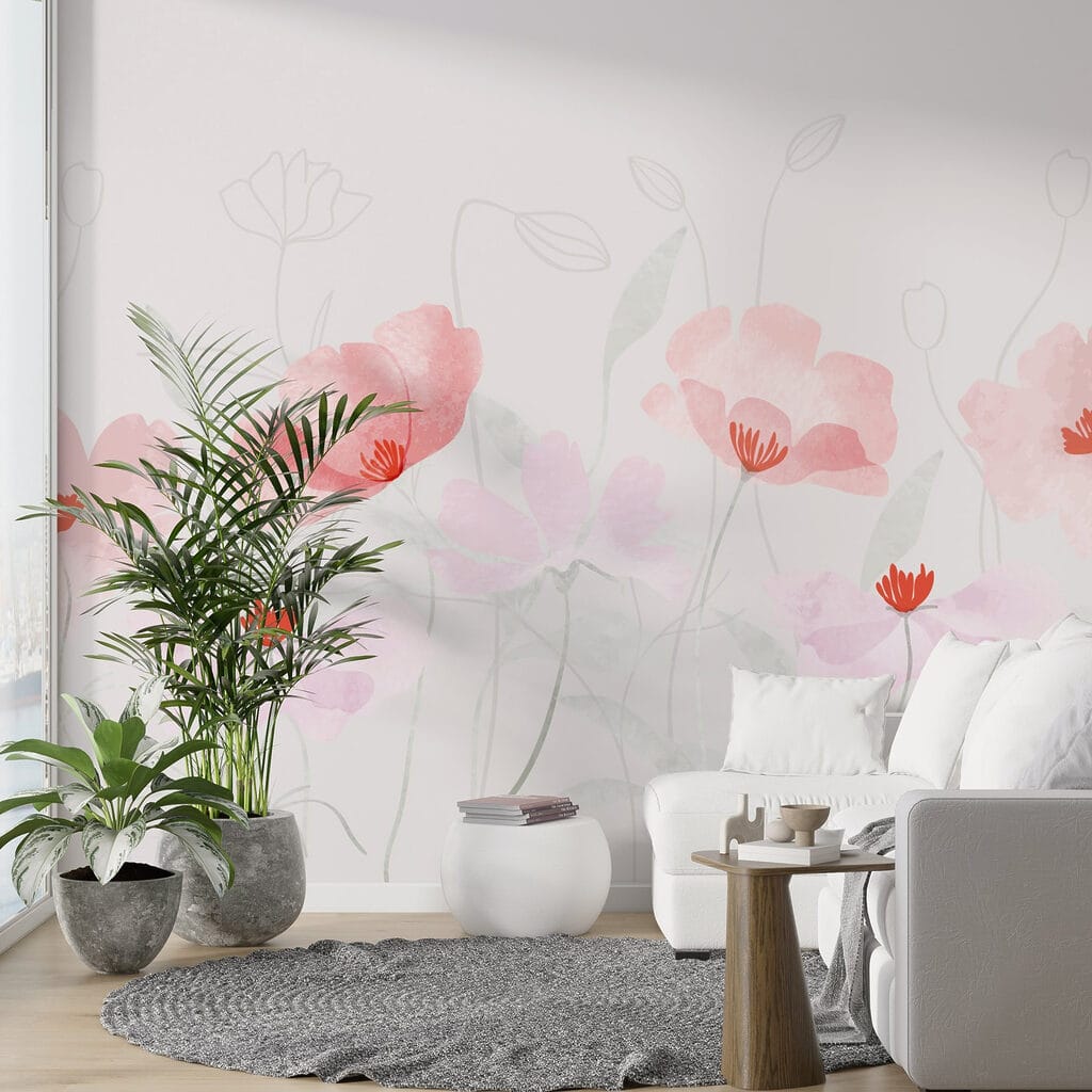 Group of pink flowers