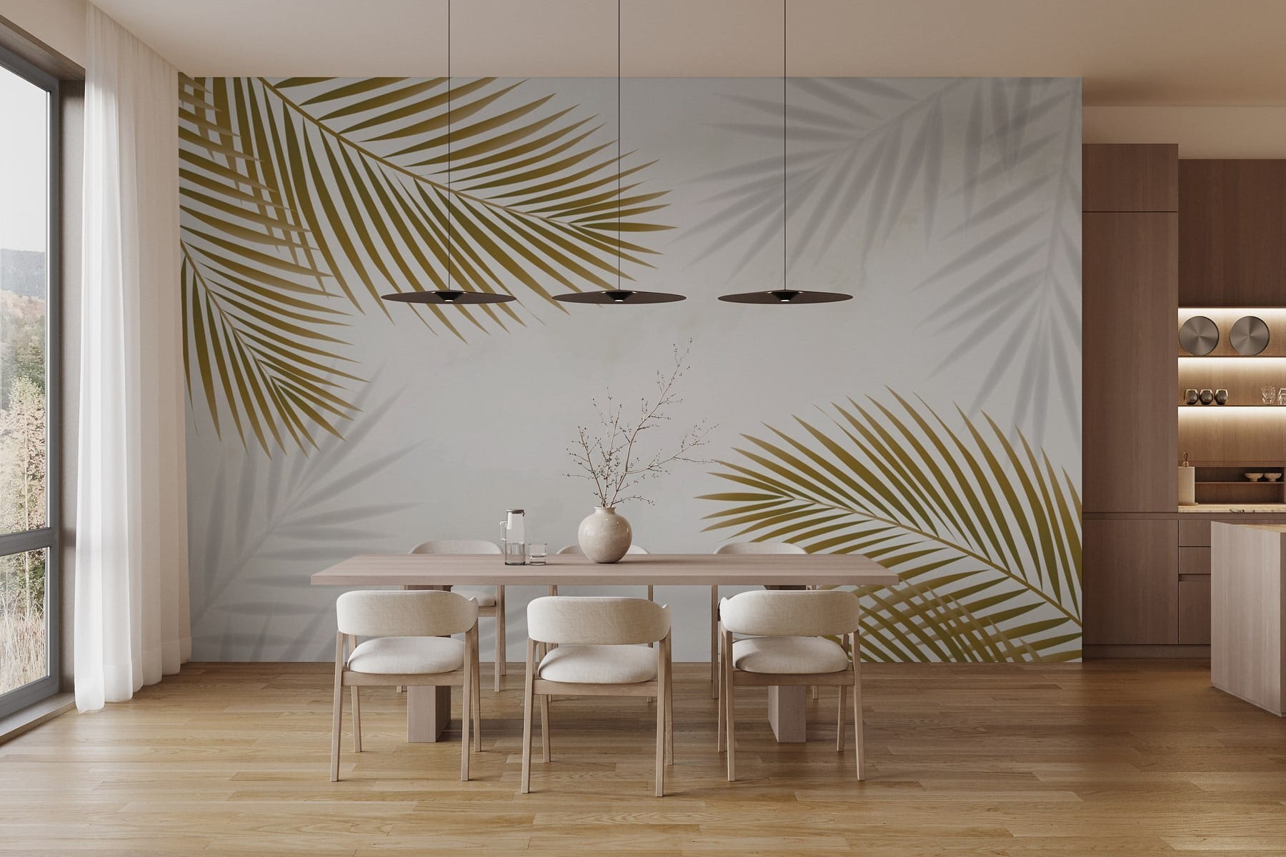 Group of leaves on a white background