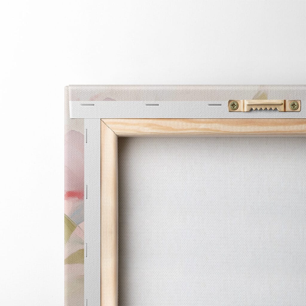 Painting of pink flowers Painting of pink flowers