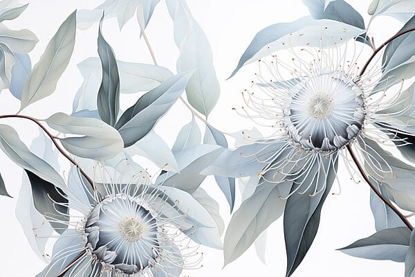 Delicate petals in soft colors