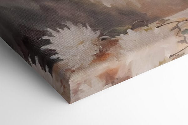 Painting of flowers in a vase Painting of flowers in a vase