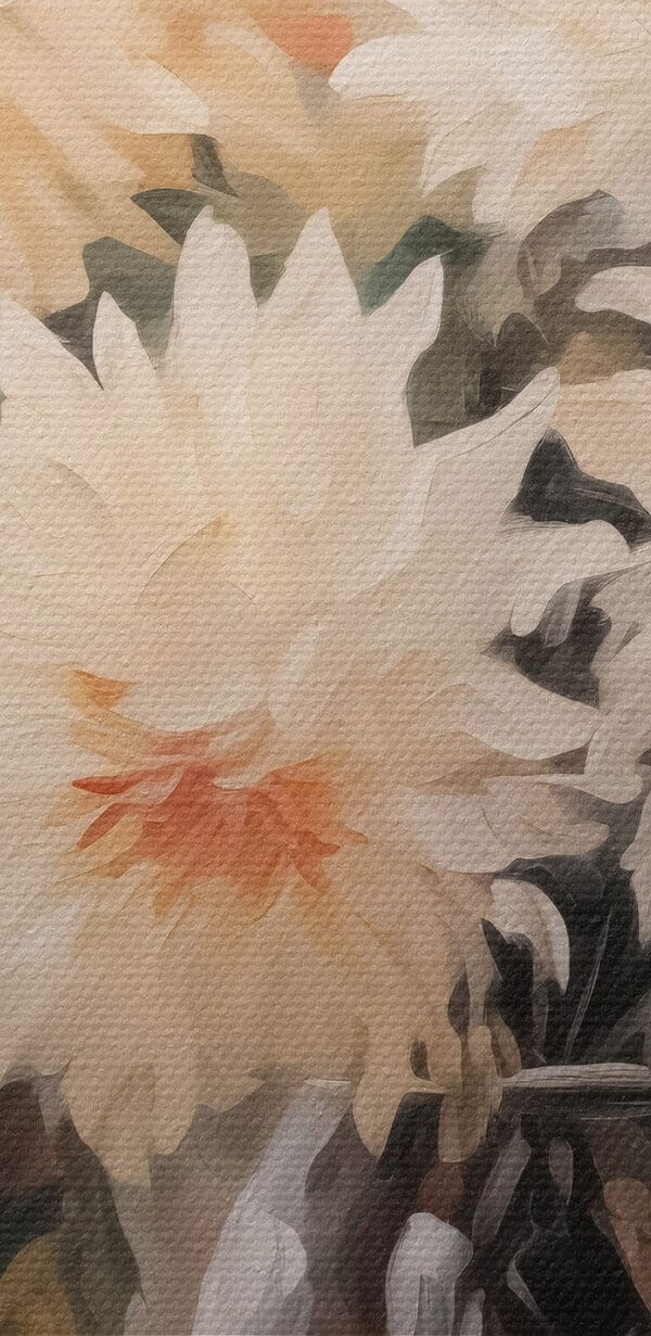Painting of flowers in a vase Painting of flowers in a vase