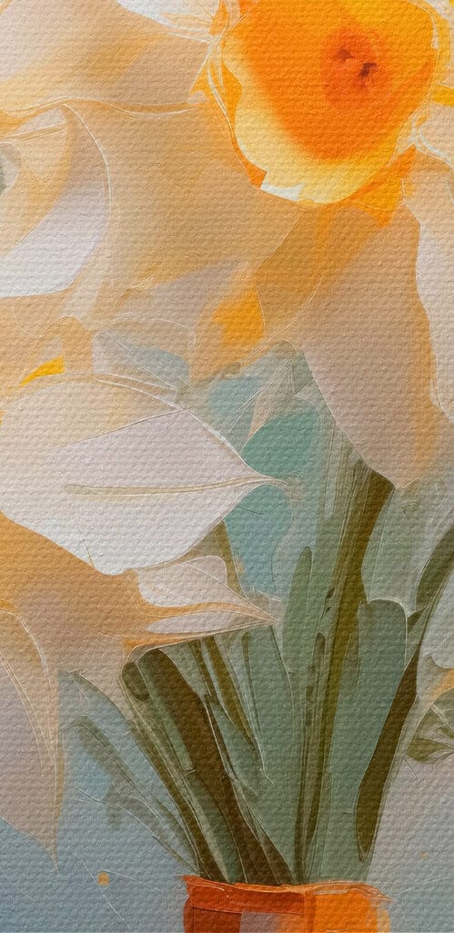 Yellow and white flowers in a vase Yellow and white flowers in a vase