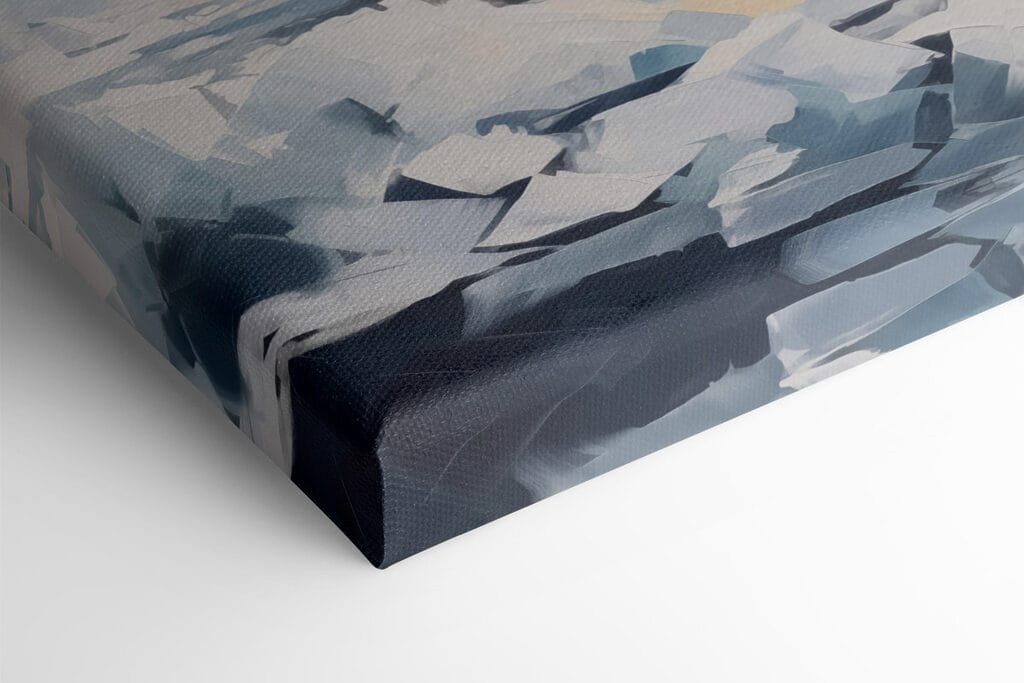 Painting of a ship in the water