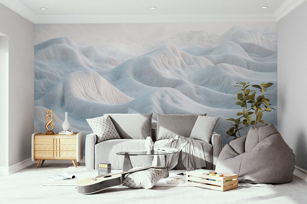 Snow covered mountains