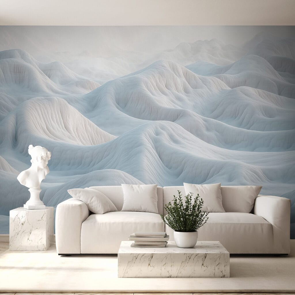 Snow covered mountains