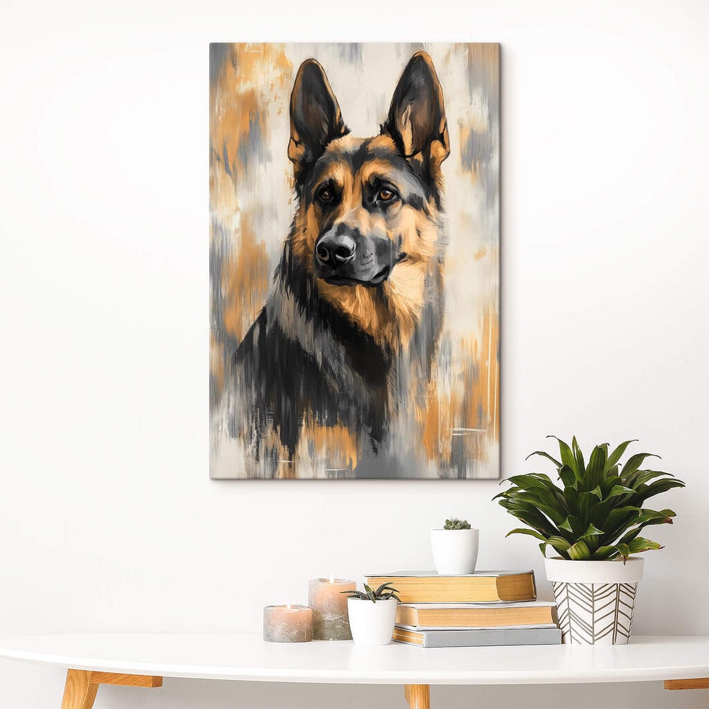 Painting of a dog Painting of a dog
