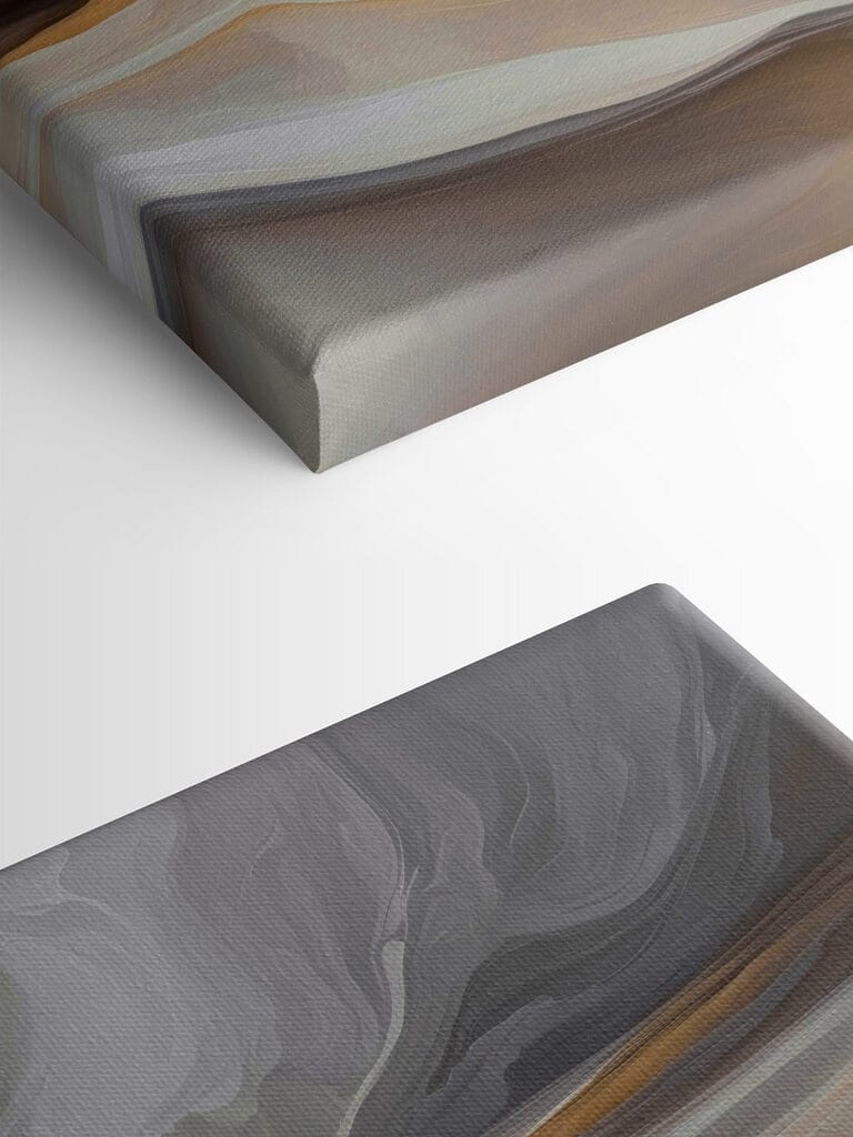 Abstract waves of soft colors Abstract waves of soft colors