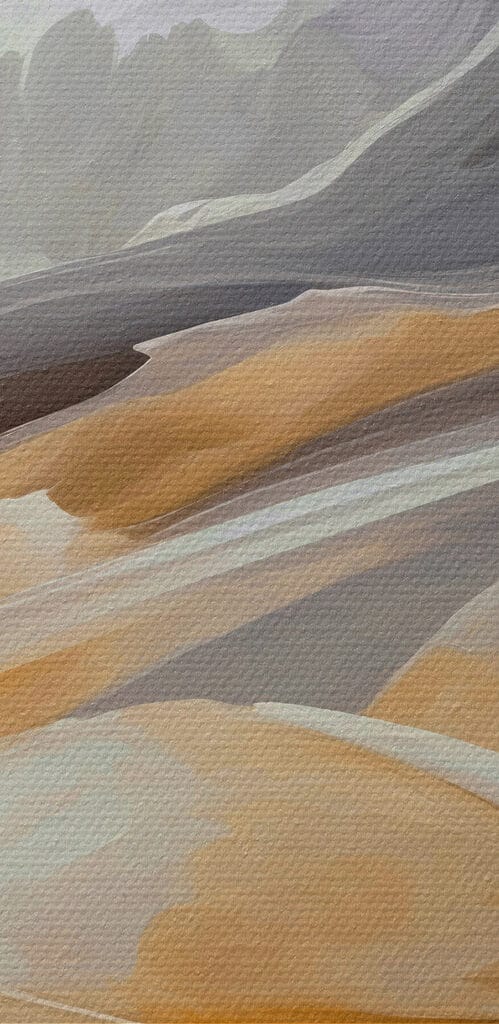 Abstract waves of soft colors Abstract waves of soft colors
