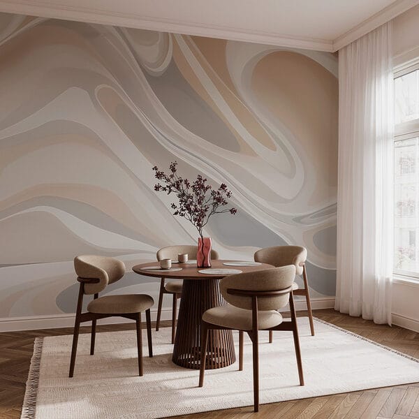 White and grey swirls