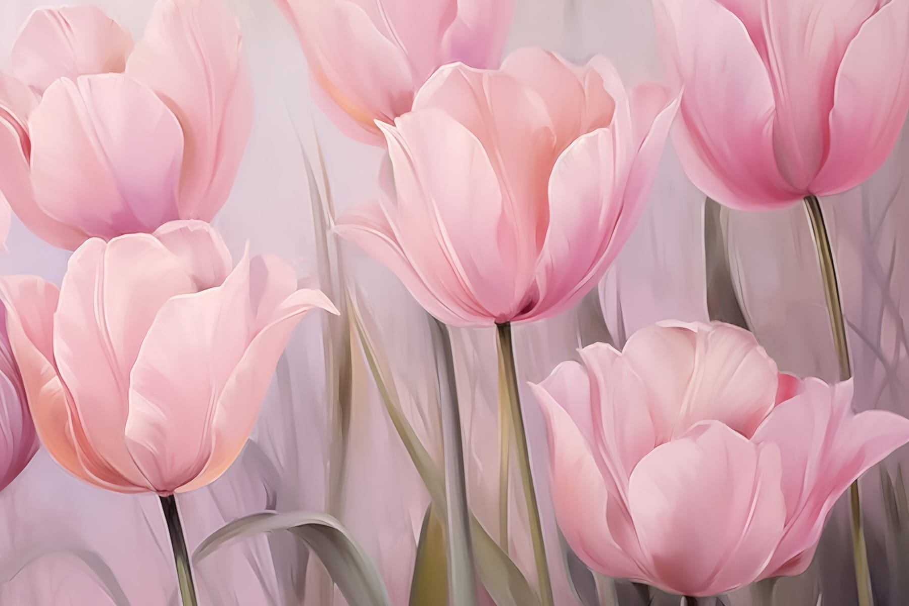 Group of pink flowers