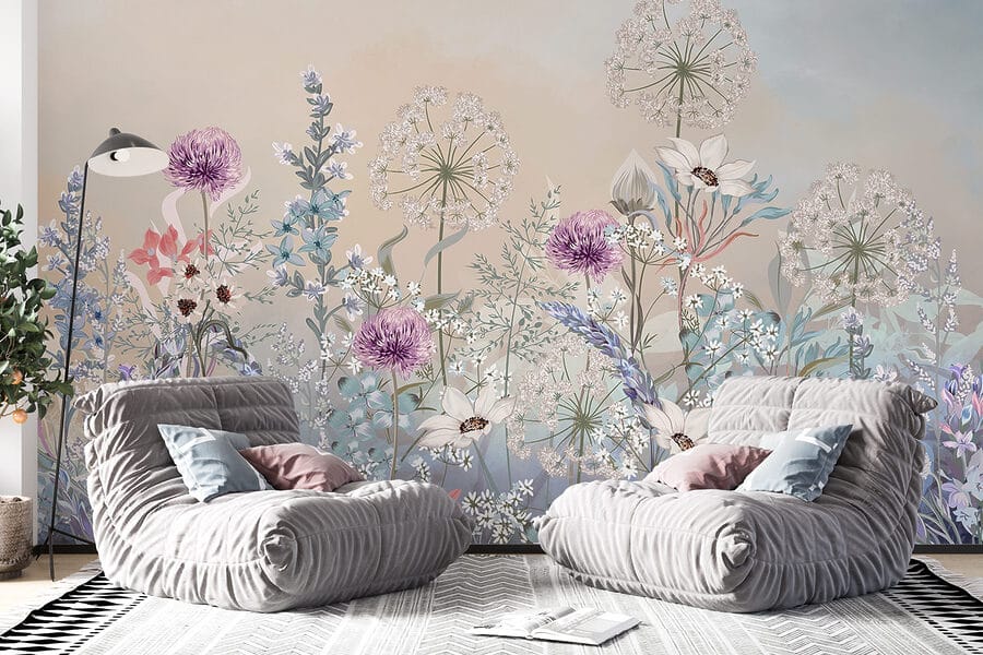 Painting of flowers and plants Painting of flowers and plants