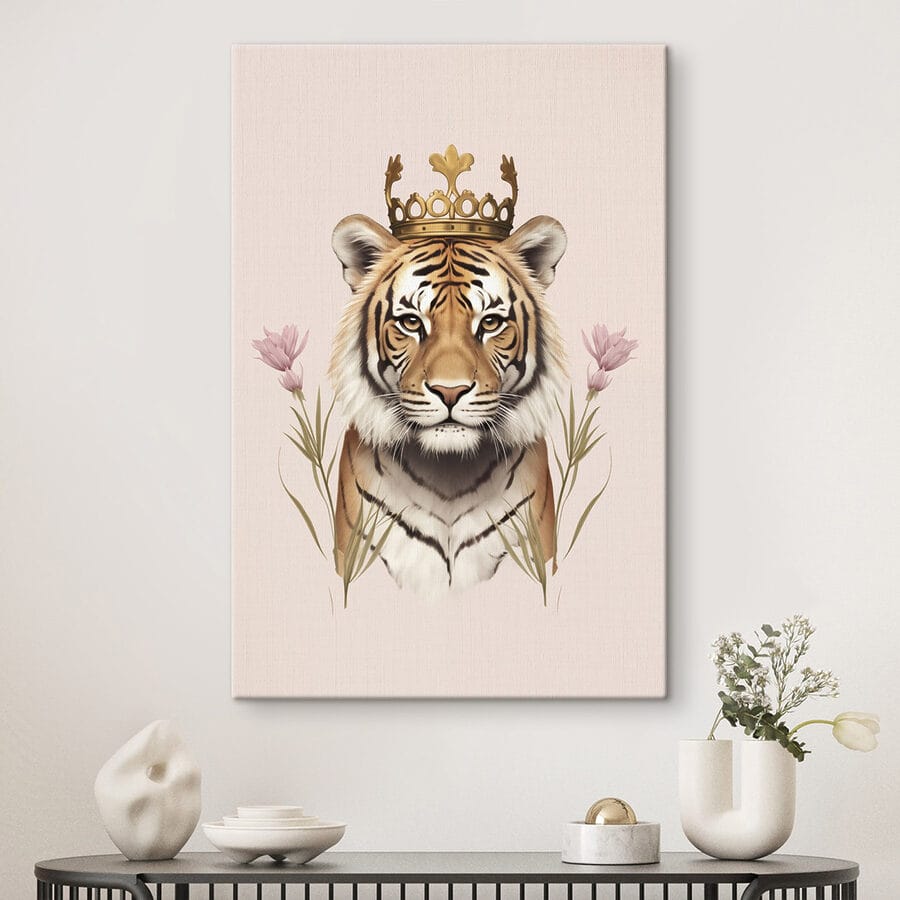 Картина Тигр з короною