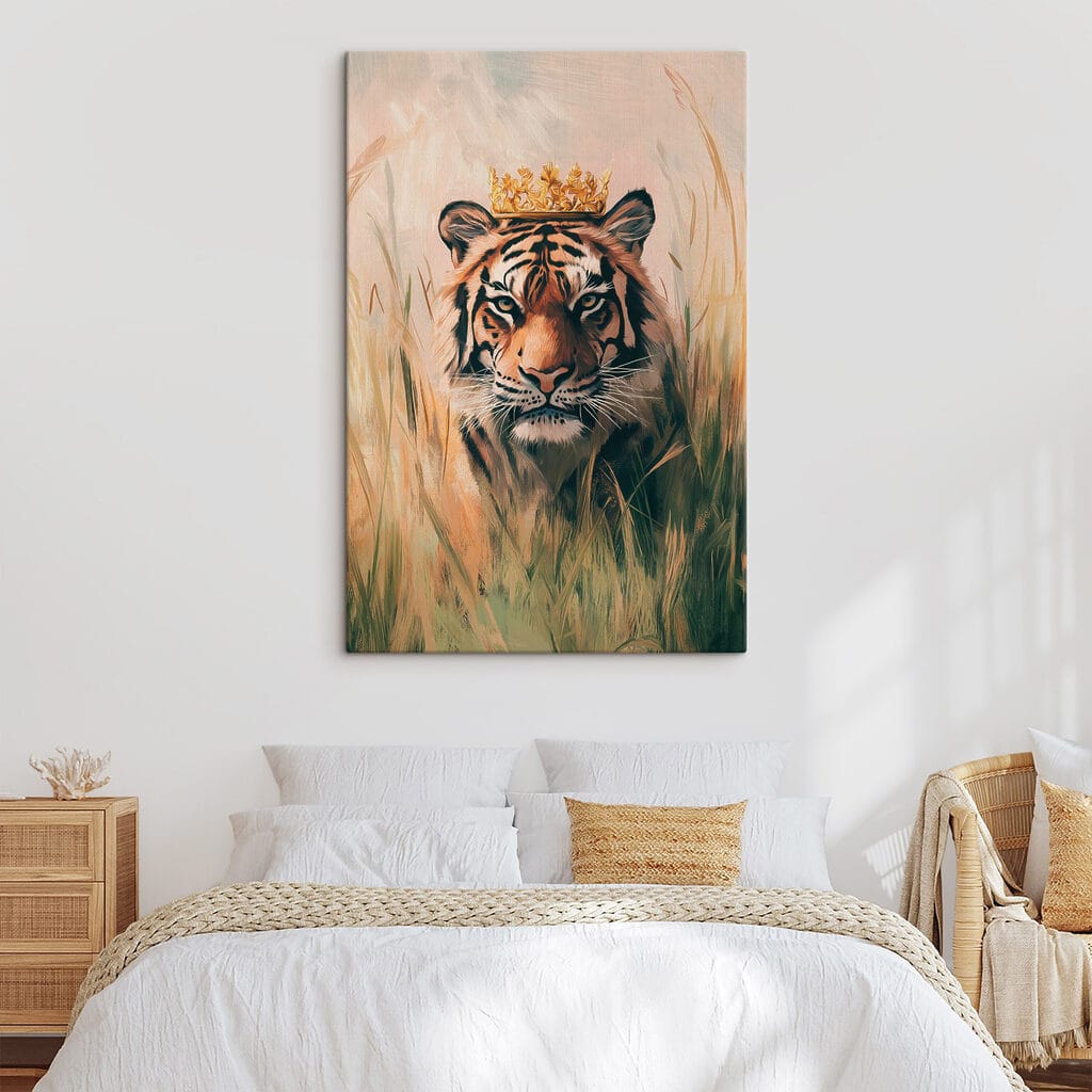 Tiger with a crown Tiger with a crown