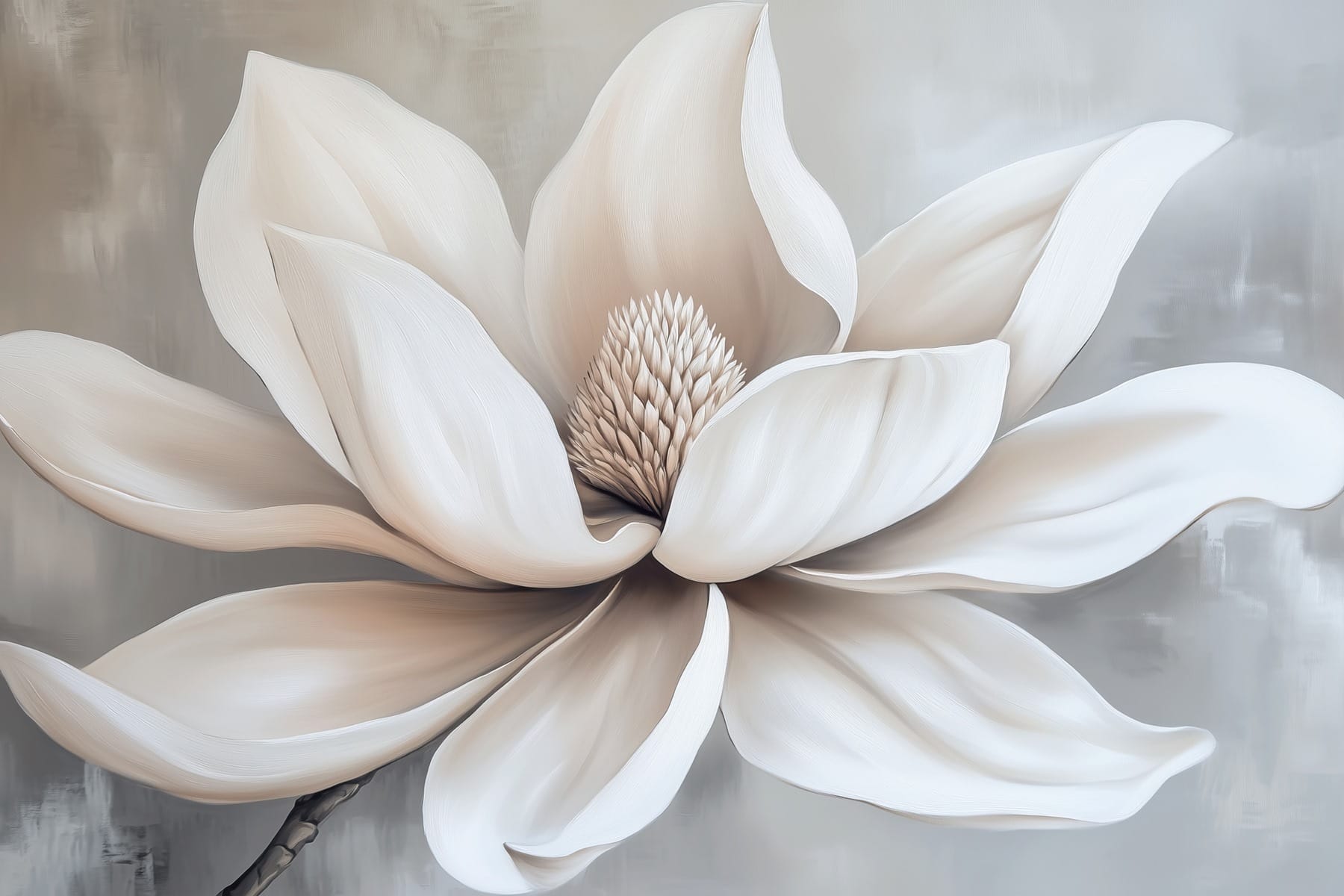 White flower with petals