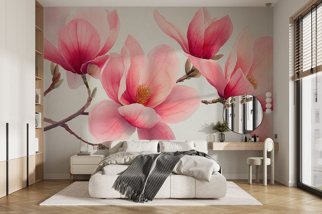 Group of pink flowers