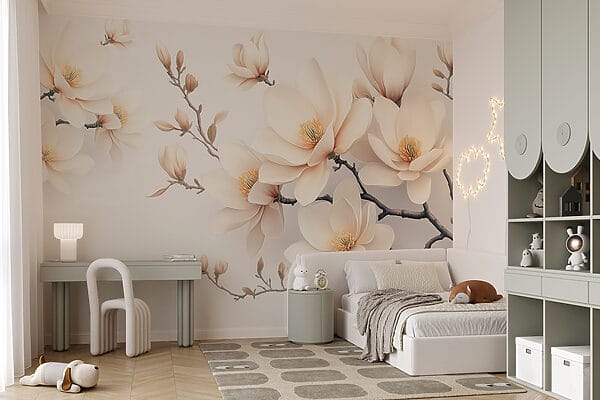 Delicate blooms in soft white hues Delicate blooms in soft white hues