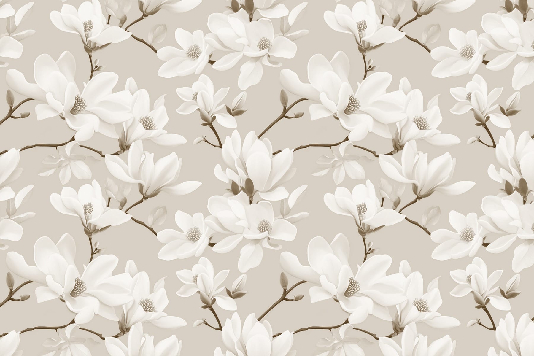 Pattern of white flowers Pattern of white flowers