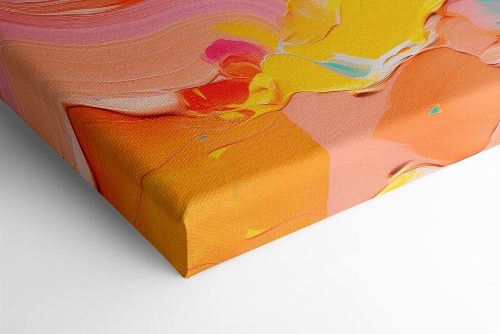 Dynamic swirls of vibrant colors