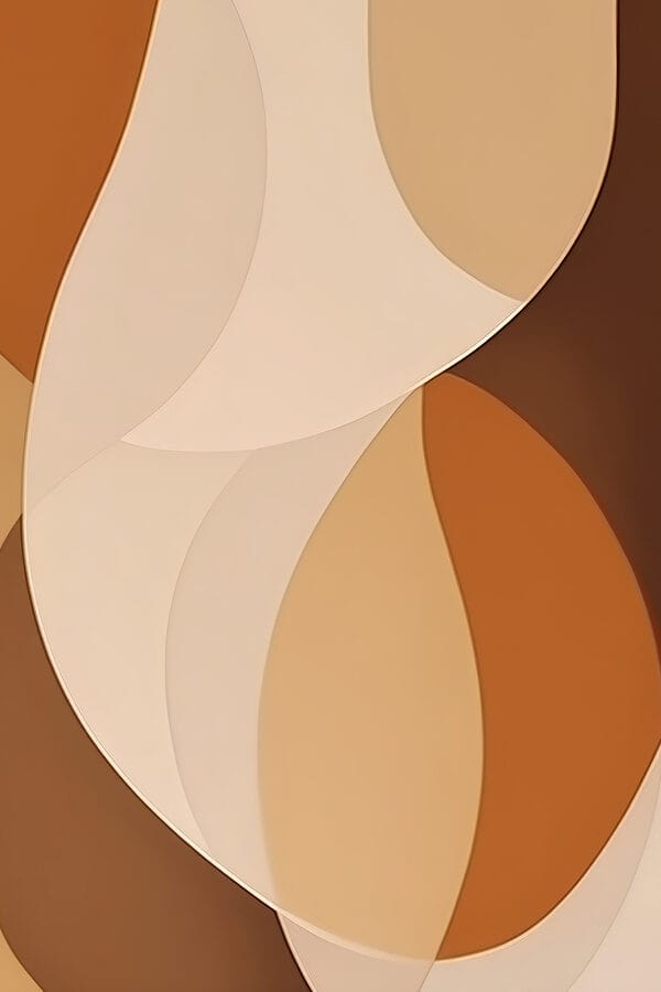 Soft curves in warm earthy tones Soft curves in warm earthy tones
