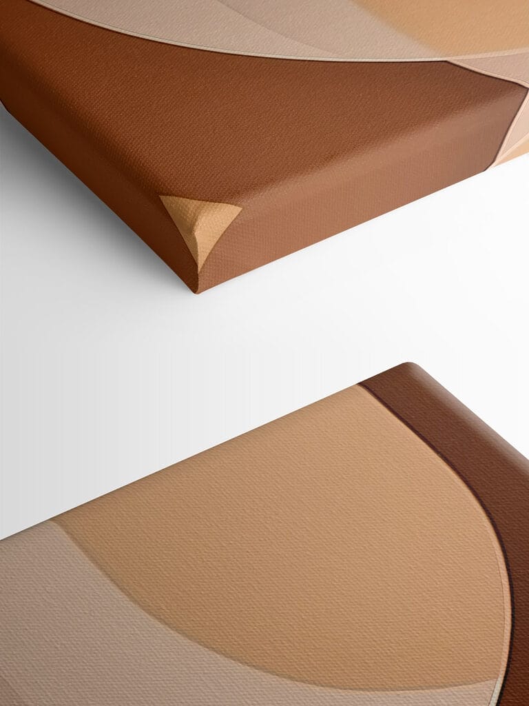 Soft curves in warm earthy tones Soft curves in warm earthy tones