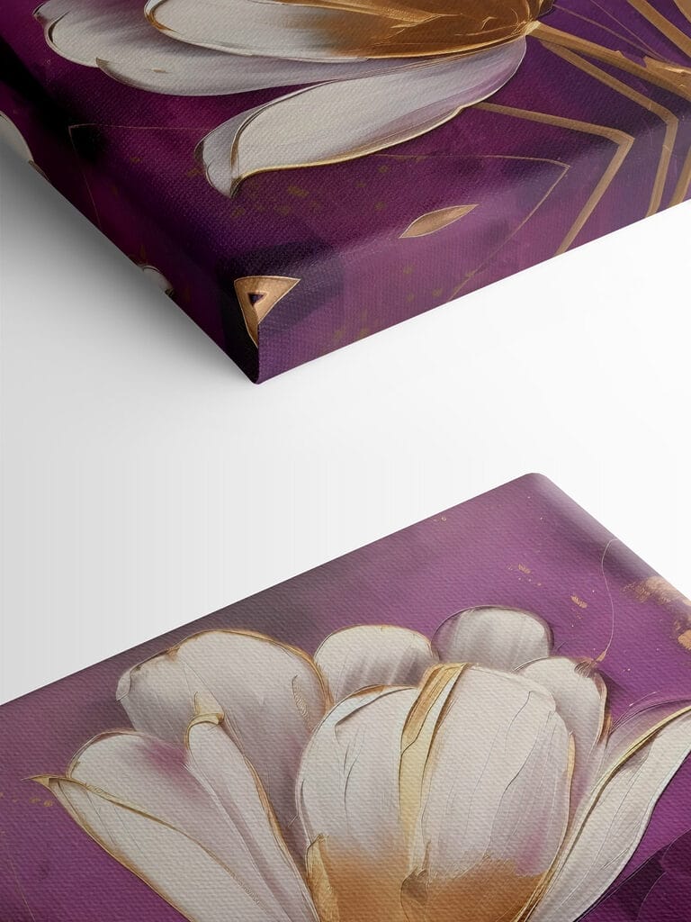 Elegant blooms on vibrant backdrop Elegant blooms on vibrant backdrop