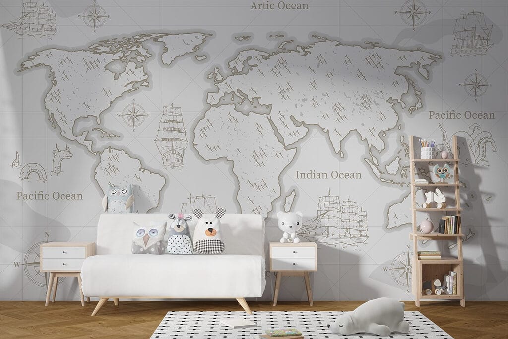 Map of the world Map of the world