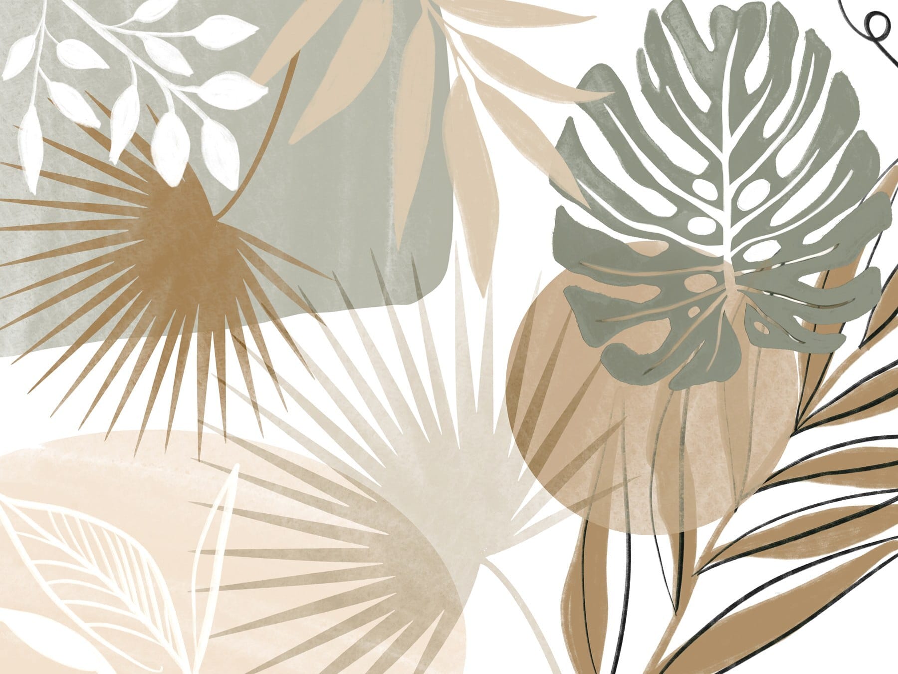 Nature-inspired abstract botanical design Nature-inspired abstract botanical design