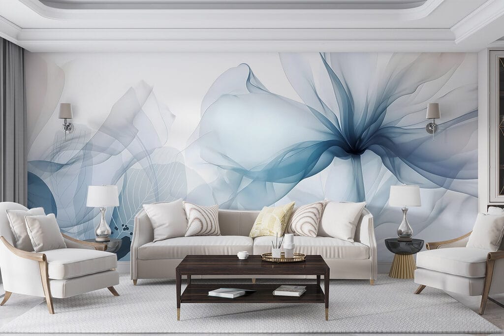 Delicate floral shades in soft hues