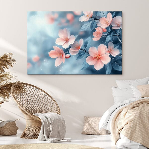 Delicate blooms in soft pastel hues Delicate blooms in soft pastel hues