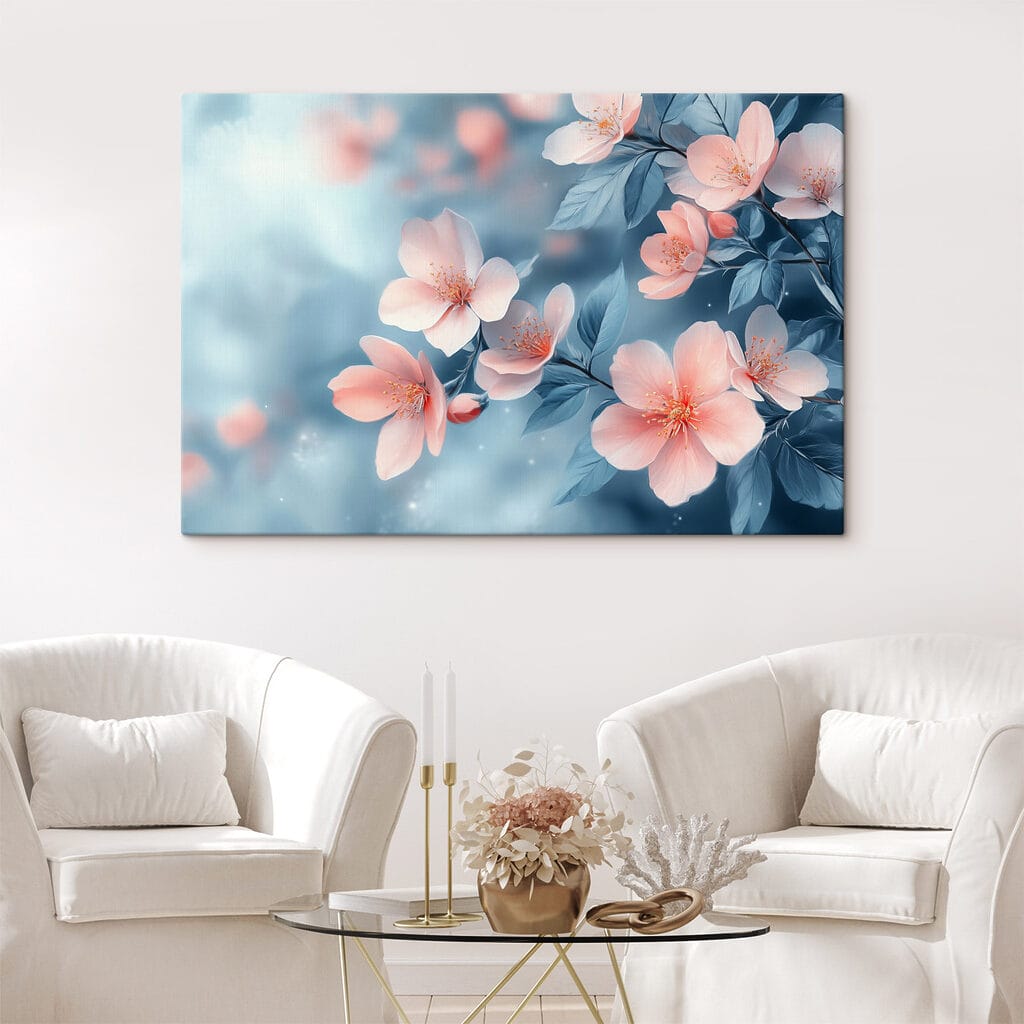Delicate blooms in soft pastel hues Delicate blooms in soft pastel hues