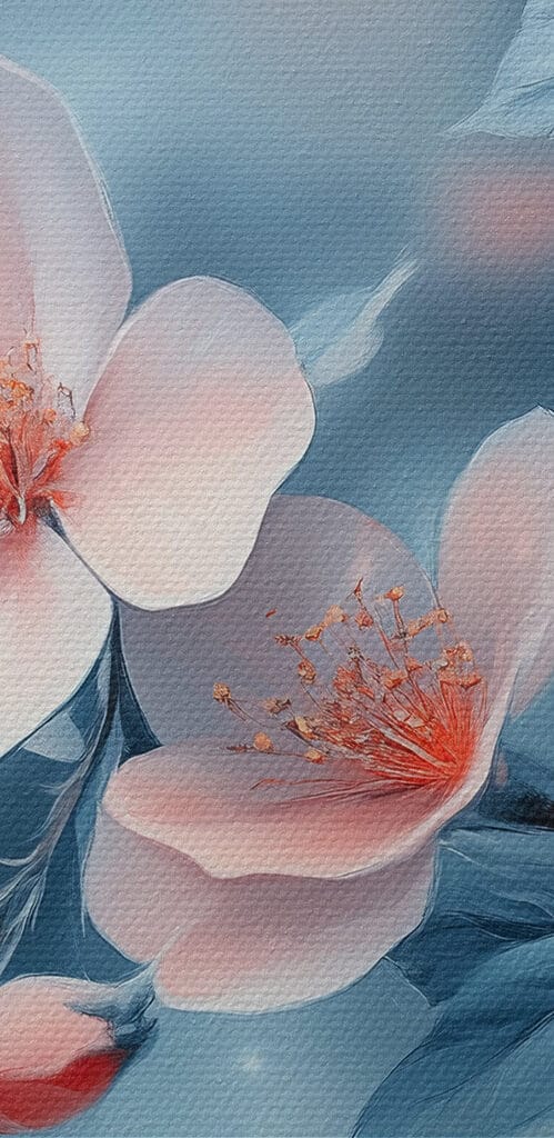 Delicate blooms in soft pastel hues Delicate blooms in soft pastel hues