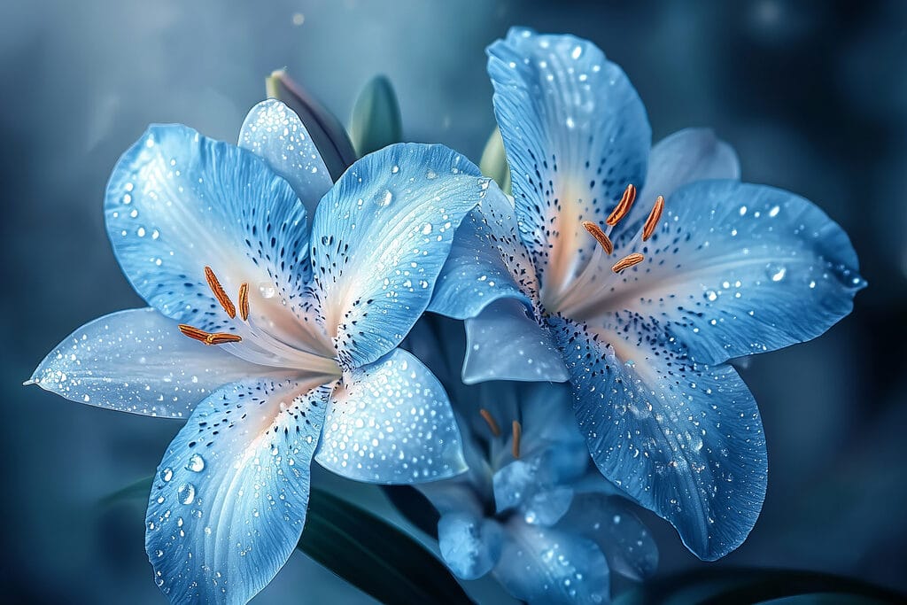 Delicate petals kissed by rain Delicate petals kissed by rain
