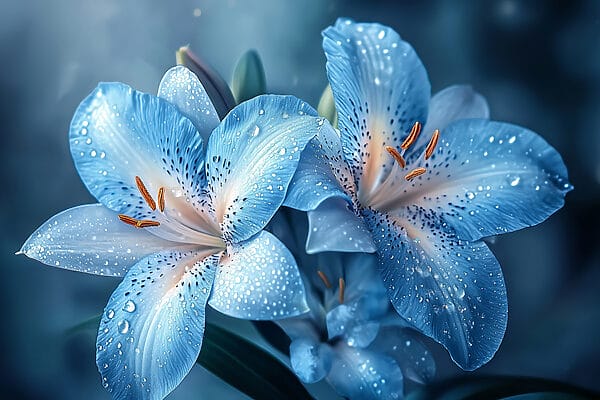 Delicate petals kissed by rain Delicate petals kissed by rain