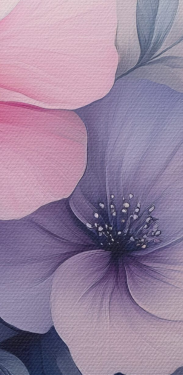 Group of pink and purple flowers Group of pink and purple flowers