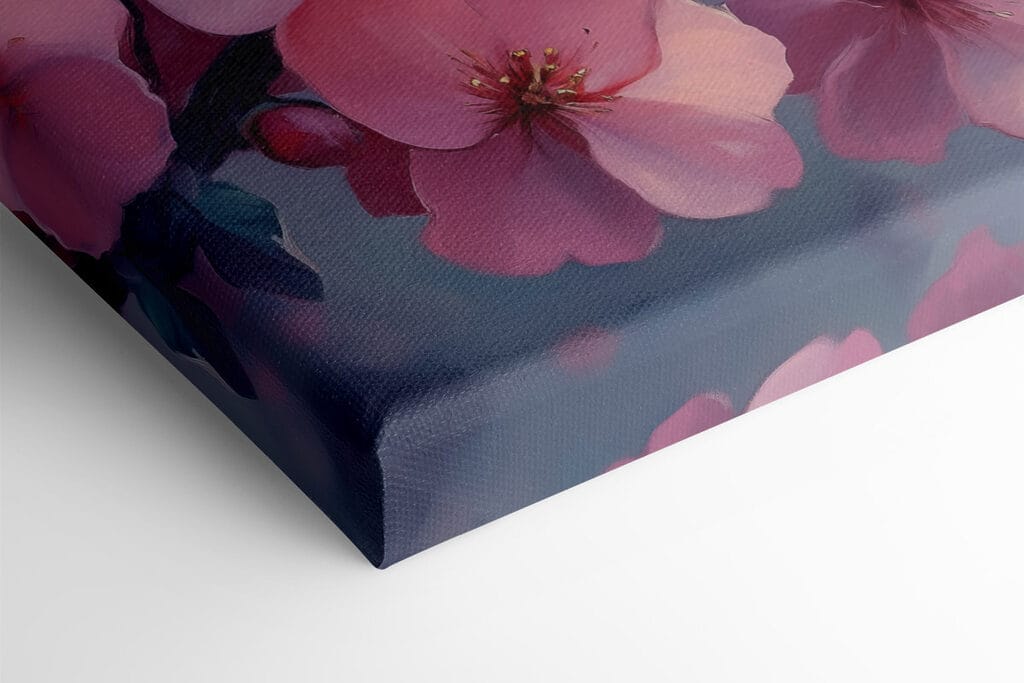 Delicate blossoms in soft pastel tones