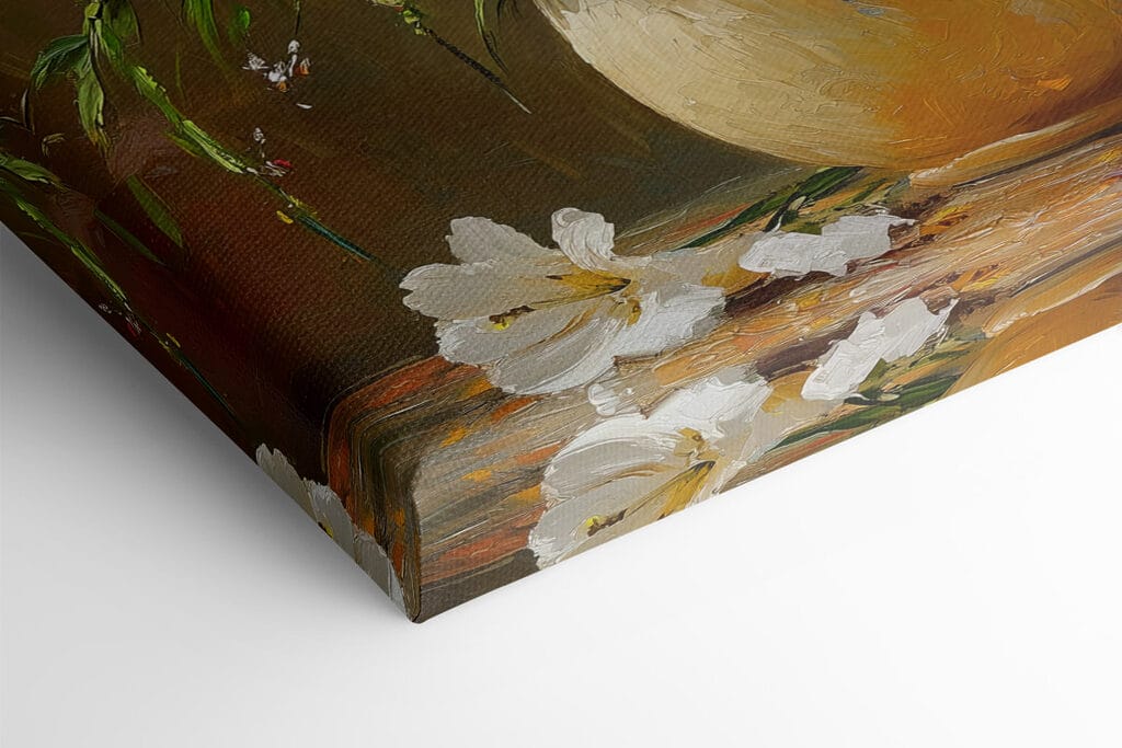 Painting of flowers in a vase Painting of flowers in a vase