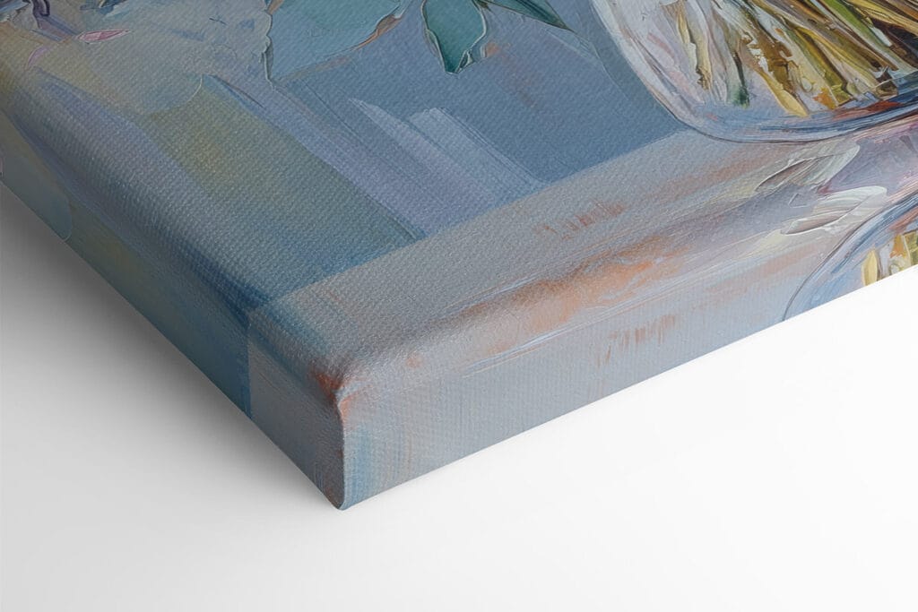 Painting of a bouquet of flowers Painting of a bouquet of flowers