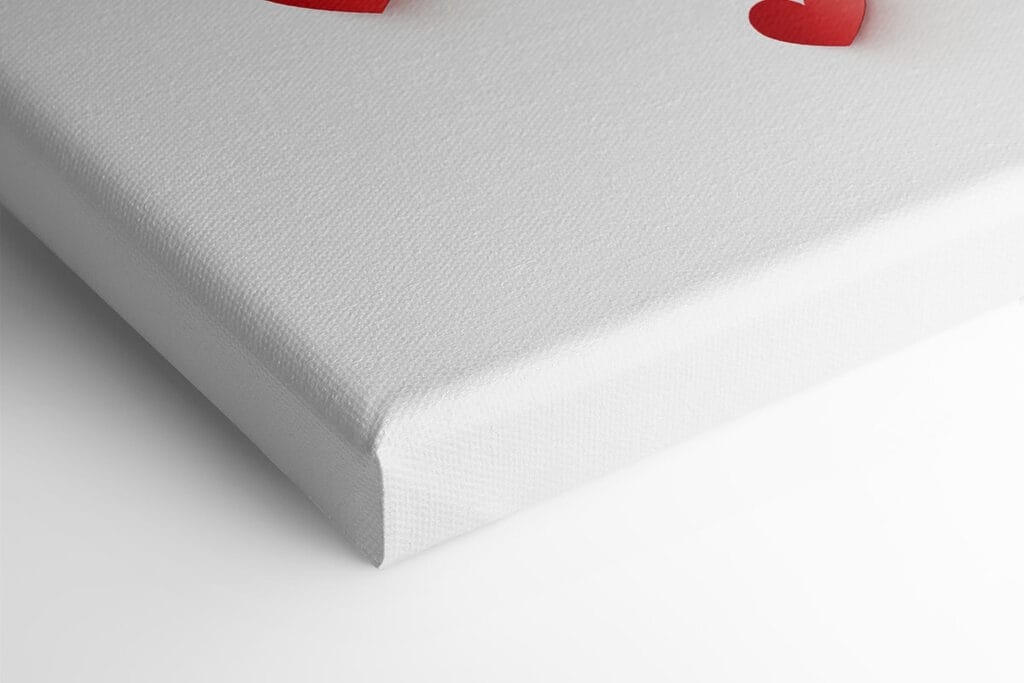 Heart shaped red paper hearts