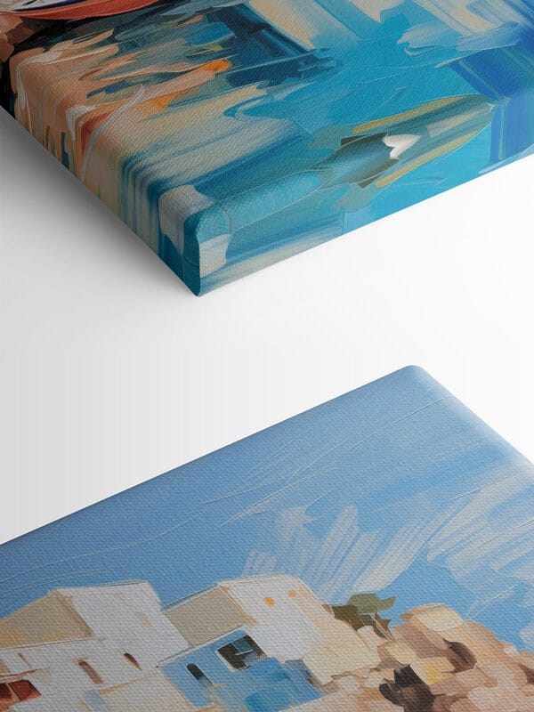 Boats on the water by a cliff Boats on the water by a cliff