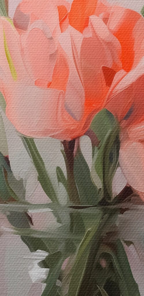 Vase of pink flowers Vase of pink flowers