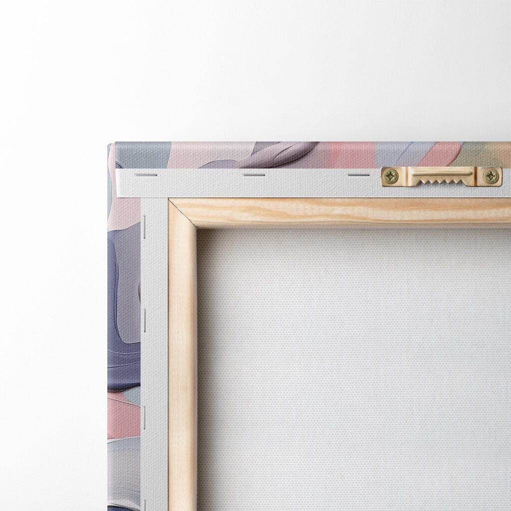 Abstract waves of gentle colors