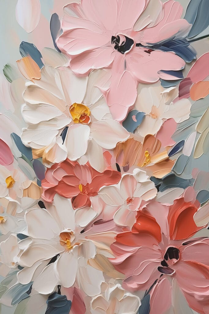Painting of flowers Painting of flowers