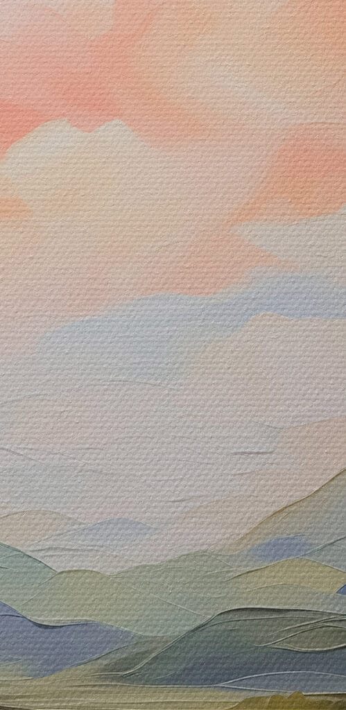 River running through a valley