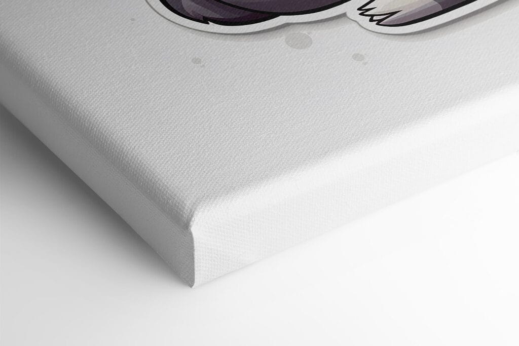 Sticker of two cats hugging