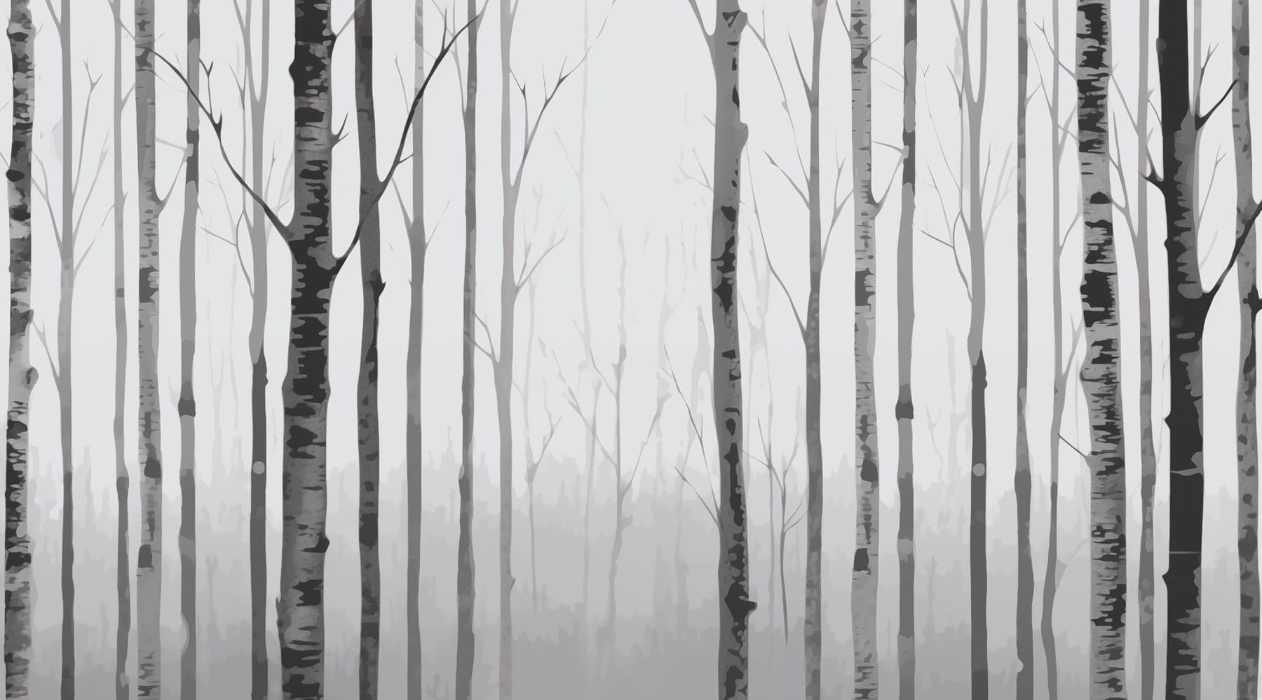 Group of trees in a forest Group of trees in a forest