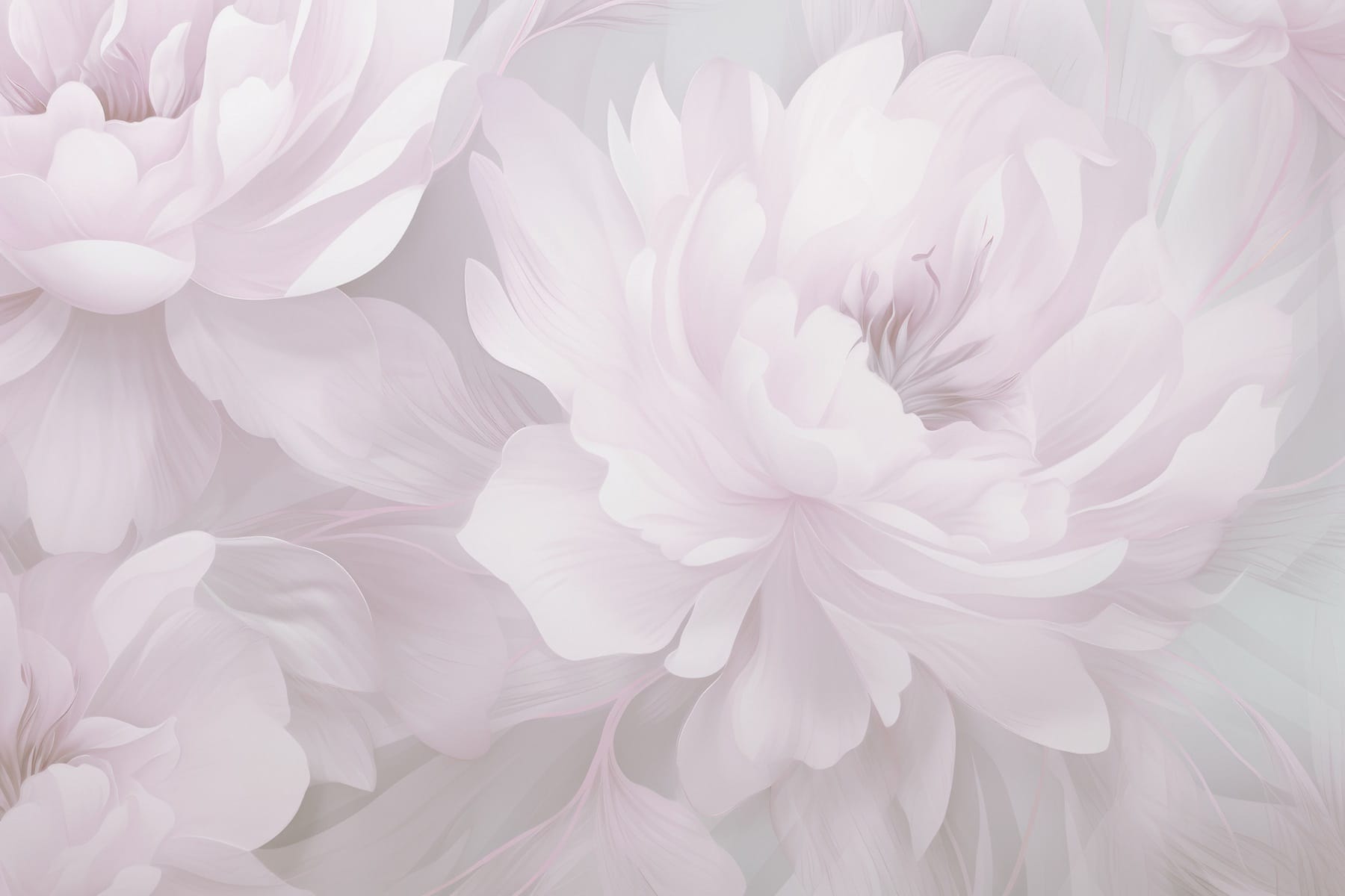 Delicate blooms in soft colors