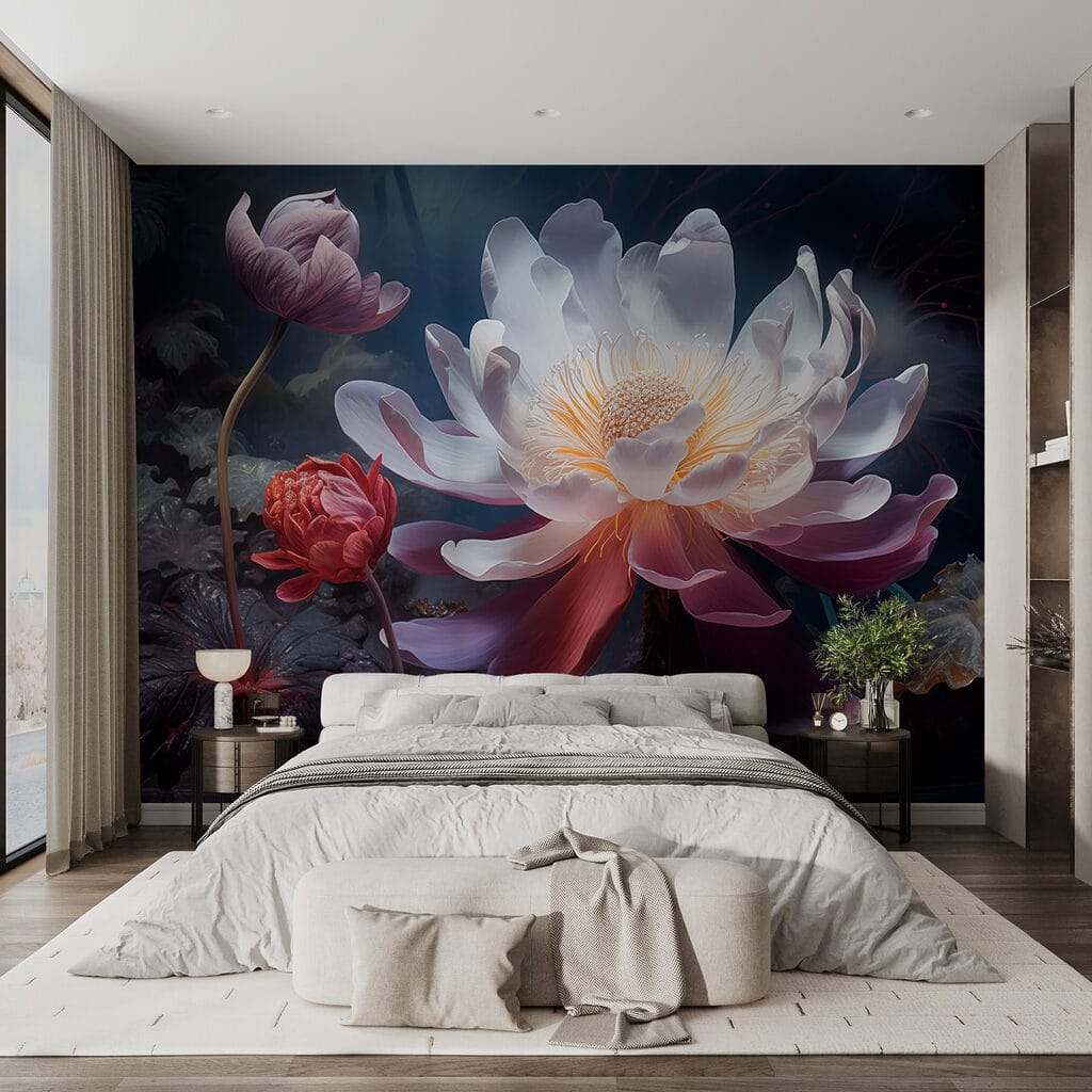 Majestic blooms in tranquil waters