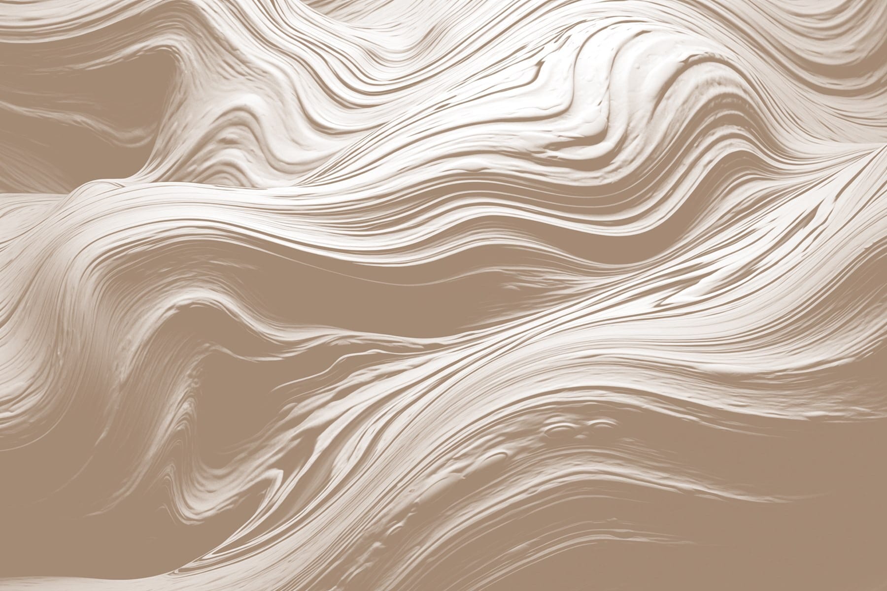 White swirls on a surface